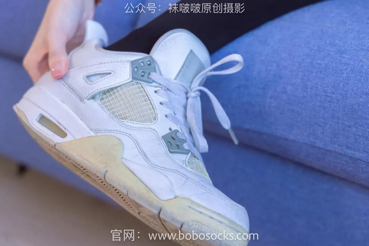 [BoBoSocks袜啵啵]NO.130 稚予-两双穿脏篮球鞋、厚黑丝 [145P]插图3